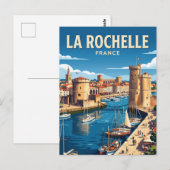 La Rochelle Frankreich Postkarte (Vorne/Hinten)