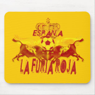 La Roja DoppelToros Rasenstiere futbol Könige Mousepad