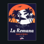 La Romana Dominikanische Republik Vintage Souvenir Postkarte<br><div class="desc">Das Vintage Retro-Design ist eine tolle Idee für Ferien-,  Geburtstag- und Sommerurlaub,  denn das Hotel La Romana Dominican Republic bietet Souvenirs zum Retro-Strand. - Sie können das Design einfach anpassen und personalisieren,  indem Sie den gewollt Namen oder Text und Datum eingeben. -</div>