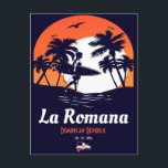 La Romana Dominikanische Republik Vintage Souvenir Postkarte<br><div class="desc">Das Vintage Retro-Design ist eine tolle Idee für Ferien-,  Geburtstag- und Sommerurlaub,  denn das Hotel La Romana Dominican Republic bietet Souvenirs zum Retro-Strand. - Sie können das Design einfach anpassen und personalisieren,  indem Sie den gewollt Namen oder Text und Datum eingeben. -</div>