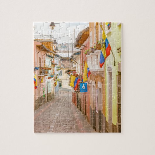 La-Ronda-Straße Quito Ecuador Puzzle (Vertikal)