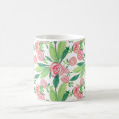 La Rosa Whimsy Gold Border Floral Tasse (Mittel)