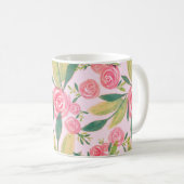 La Rosa Whimsy Gold Floral Tasse (VorderseiteRechts)