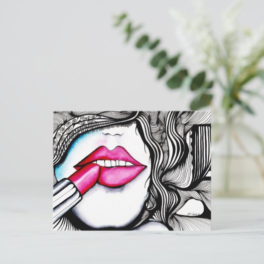 La Rouge Postkarte (Stehend Vorderseite)