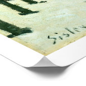 La Route de Louveciennes, Hiver, 1874 (Öl auf Lein Poster (Ecke)