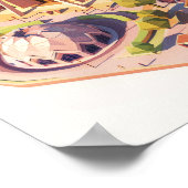 La Sagrada Familia Barcelona Poster (Ecke)