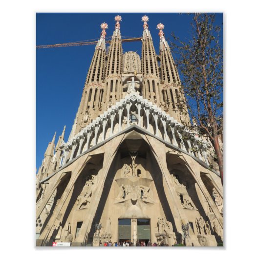 La Sagrada Família, Barcelona, Spanien. 3560 Fotodruck (Vorne)