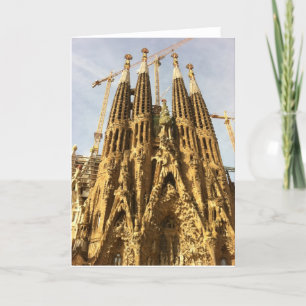 La Sagrada Familia, Barcelona, Spanien Karte