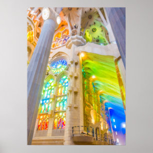 La Sagrada Família - Barcelona, Spanien Poster