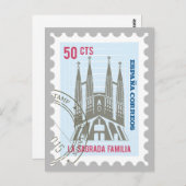 La Sagrada Familia Postkarte (Vorne/Hinten)