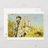 La Sagrada Familia Postkarte (Vorne/Hinten)