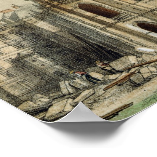 La Sainte Chapelle, Paris Poster (Ecke)