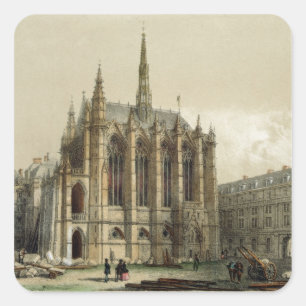 La Sainte Chapelle, Paris Quadratischer Aufkleber