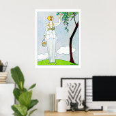 La Saison Des Prunes Mirabelles Poster (Heimbüro)
