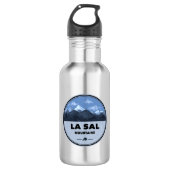 La Sal Mountains Utah Camping Edelstahlflasche (Vorderseite)