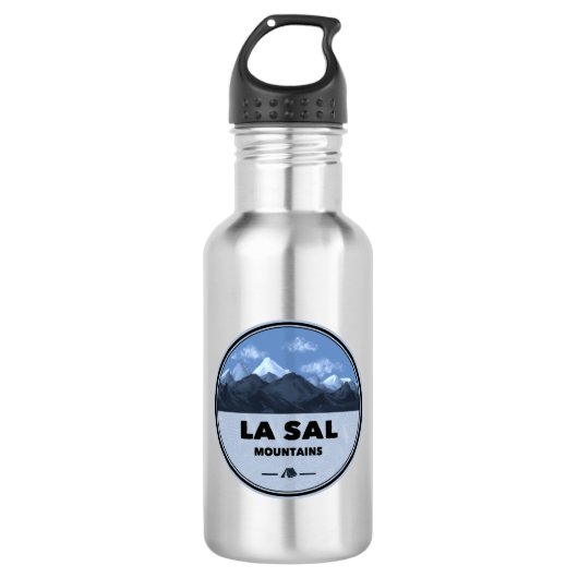 La Sal Mountains Utah Camping Edelstahlflasche (Vorderseite)