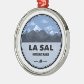 La Sal Mountains Utah Camping Ornament Aus Metall (Links)