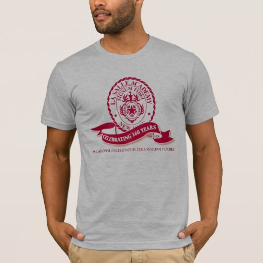 La Salle Academy Gray T - Shirt (Vorderseite)