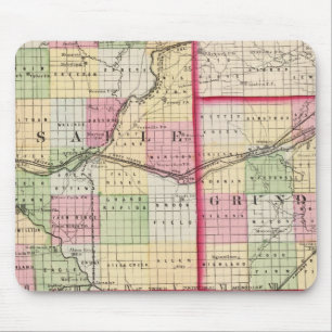 La Salle, Grundy, Livingston Landkreises Mousepad