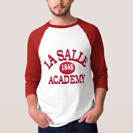 La Salle Hochschulbaseball-Shirt T-Shirt (Vorderseite)