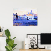 La Salute vom Ponte della Paglia Poster (Heimbüro)