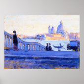 La Salute vom Ponte della Paglia Poster (Vorne)