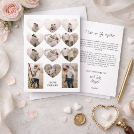 LA Sammlung von 12 Valentinstag-Bildern Feiertagskarte