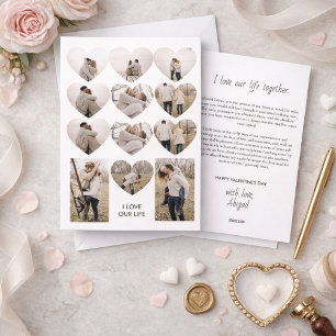 LA Sammlung von 12 Valentinstag-Bildern Feiertagskarte