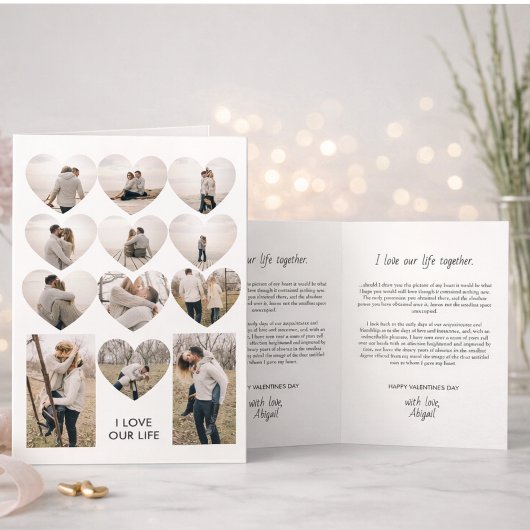 LA Sammlung von 24 Valentinstag-Bildern Karte