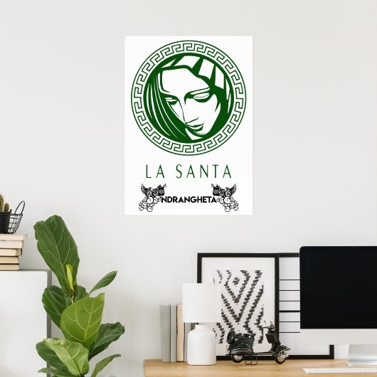 La Santa - 'Ndrangheta Poster (Heimbüro)