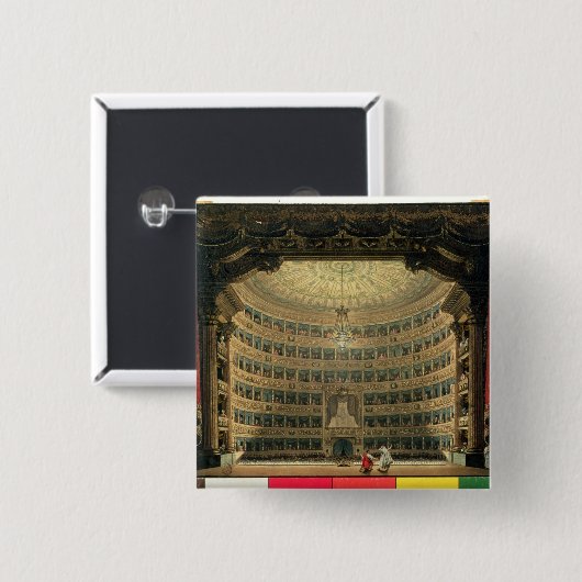 La Scala, Mailand, während einer Leistung Button (Vorne & Hinten)