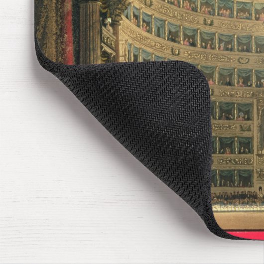 La Scala, Mailand, während einer Leistung Mousepad (Ecke)