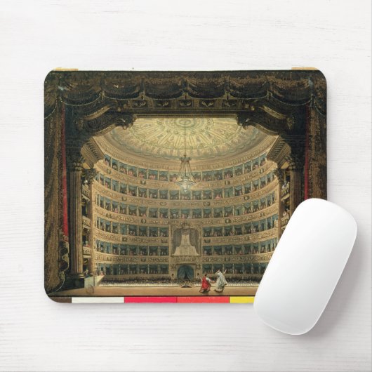 La Scala, Mailand, während einer Leistung Mousepad (Mit Mouse)