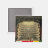 La Scala, Mailand, während einer Vorstellung Magnet (Vorderseite/Rückseite)