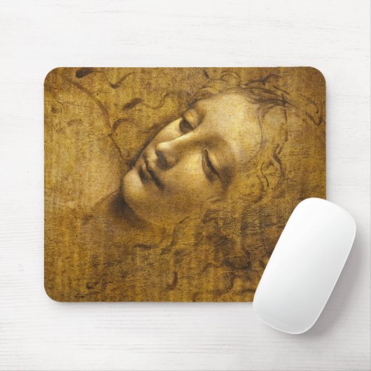 La Scapigliata, 1508 von Leonardo da Vinci Mousepad (Mit Mouse)