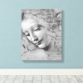 La Scapigliata by Leonardo da Vinci Leinwanddruck (Insitu (Holzboden))