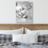La Scapigliata by Leonardo da Vinci Leinwanddruck (Insitu (Schlafzimmer))