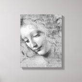 La Scapigliata by Leonardo da Vinci Leinwanddruck (Vorderseite)