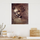 La Scapigliata - da Vinci - c1508 Poster (Küche)