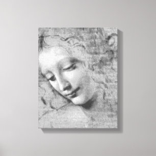 La Scapigliata von Leonardo da Vinci Leinwanddruck