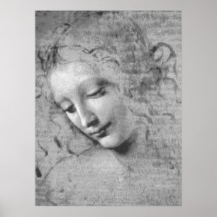 La Scapigliata von Leonardo da Vinci Poster