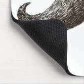 La-Schnurrbart (Licht) Mousepad (Ecke)