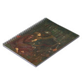 La-Schönheits-Freifrau Sans Merci, 1893 (Öl auf Notizblock (Linke Seite)