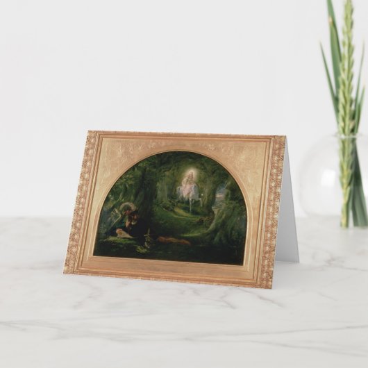 La-Schönheits-Freifrau Sans Merci Dankeskarte (Vorderseite)