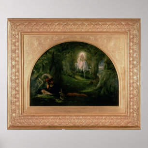 La-Schönheits-Freifrau Sans Merci Poster