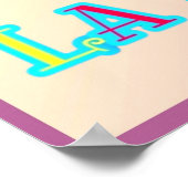 LA SCHUH POSTER (Ecke)