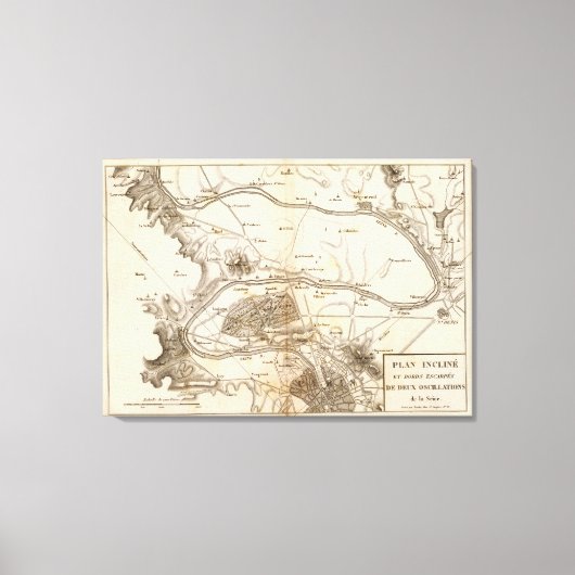 La Seine Leinwanddruck (Vorderseite)