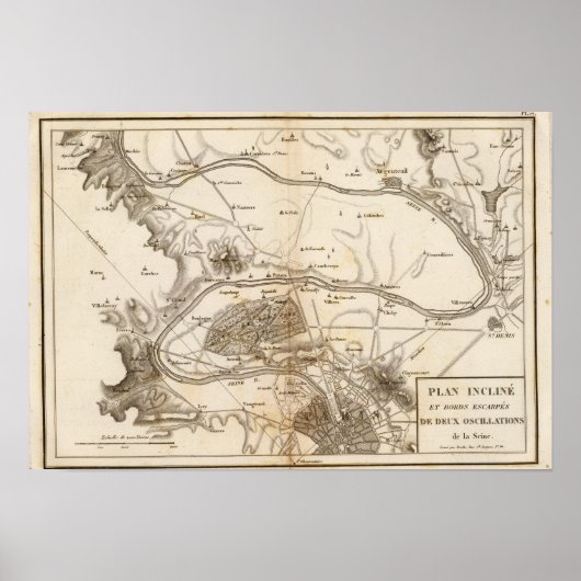 La Seine Poster (Vorne)