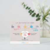La semaine de 168H Postkarte (Stehend Vorderseite)