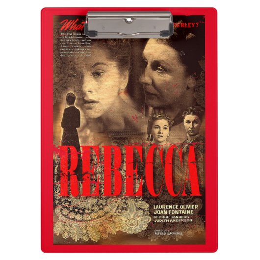 La Señora Danvers le da la bienvenida Klemmbrett (Vorderseite)